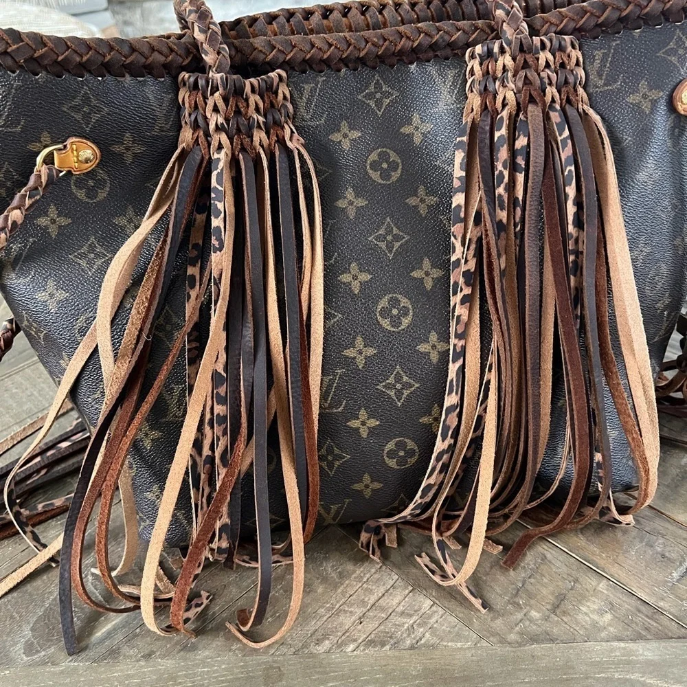 Customized LV Monogram Neverfull MM